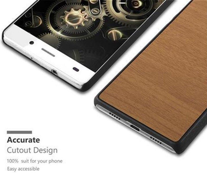 Immagine prodotto Cadorabo Copertina rigida Copertina di legno (Huawei P8 Lite)
