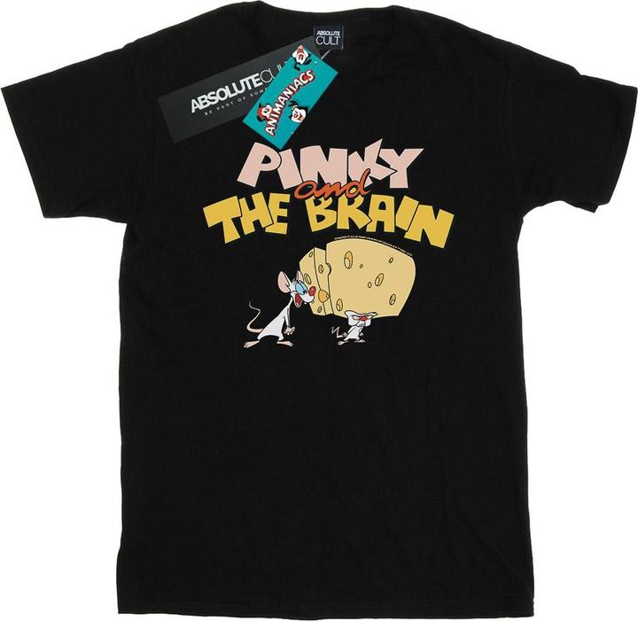 Actual product image Universal Textiles Mens Pinky And The Brain Cheese Head T-Shirt (XXL)
