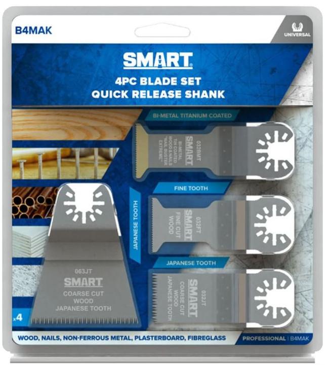 Image du produit Smart Blades B4MAK 4-teiliges Profi-Messer-Sortiment