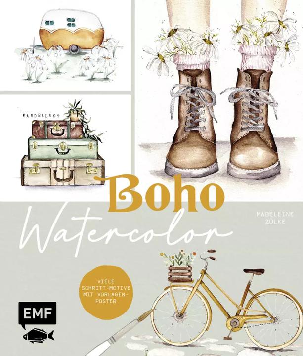Produktbild Boho Watercolor (Deutsch, Madeleine Zülke, 2023)