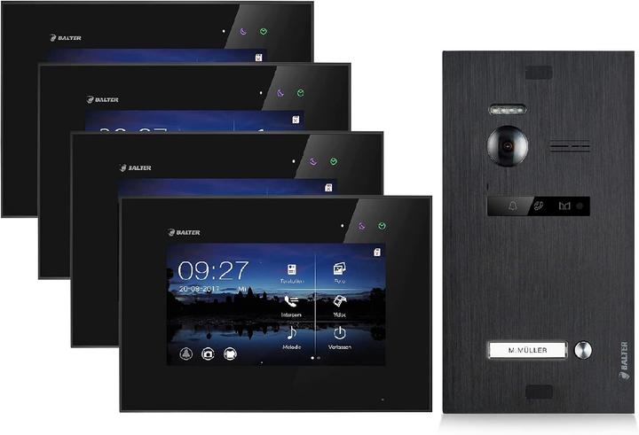 Produktbild Balter EVO Video Türsprechanlage mit 4 Monitoren