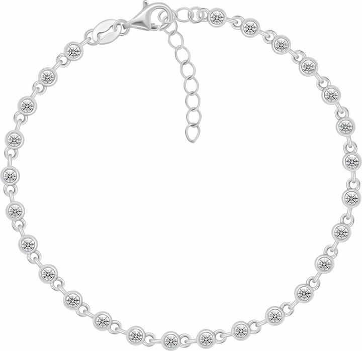 Brilio Argento - Bracciale scintillante in argento con zirconi BRC16W (Zirconi)