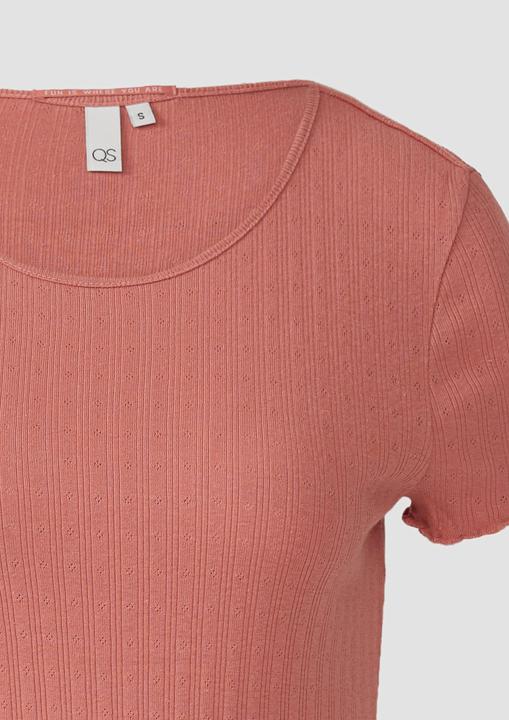 Immagine prodotto S.Oliver T-Shirt T-Shirt mit Ajour-Muster (XL)