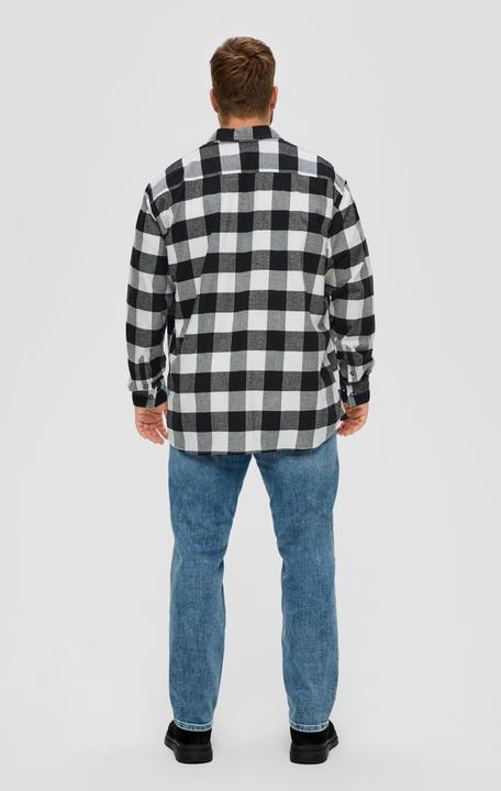Produktbild s.Oliver Hemd Karohemd aus Baumwollstretch (5XL)