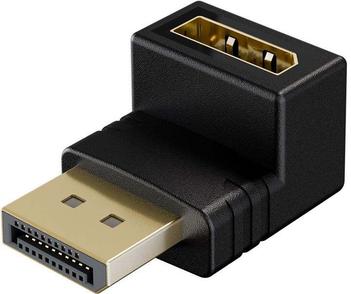 Produktbild Goobay DisplayPort-Winkeladapter 90° nach oben Schwarz