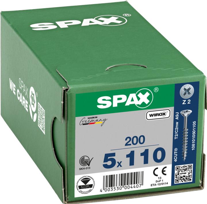 Actual product image Spax Chipboard screws (200 Screws per piece)