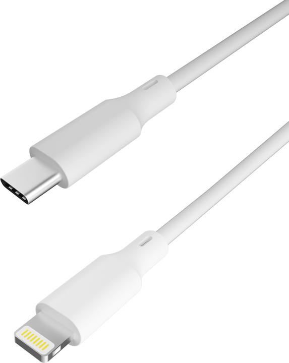Actual product image Qualo Recycling USB-C - Lightning cable 1.5m 2.4A white QRC-CL-00 (1.50 m, 12 W)