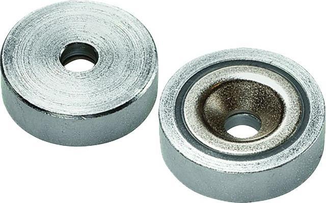 Produktbild Flachgreifermagnet mit Bohrung Neodym