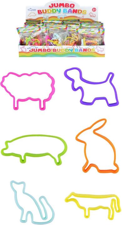 Immagine prodotto Henbrandt Farm Animals Braccialetto Misura Confezione 6 (6 Pezzo/i)
