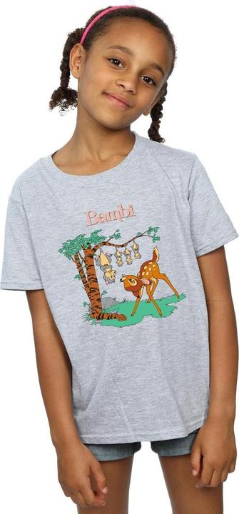 Actual product image Disney Girls Bambi Tilted Up Cotton T-Shirt (140, 146)