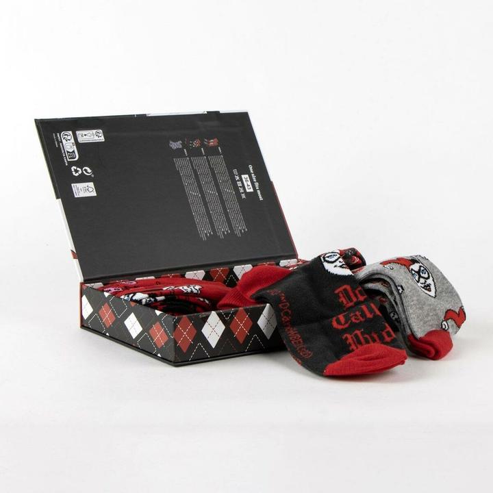 Actual product image Cerdá DC Comics Harley Quinn pack 3 adult socks (pack of 3, 36 - 43)