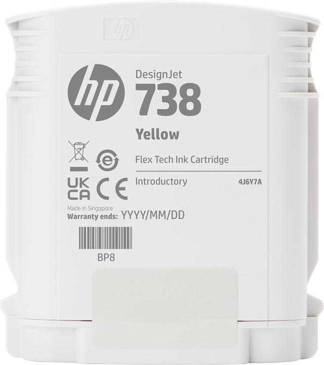 Actual product image HP 738 (Y)