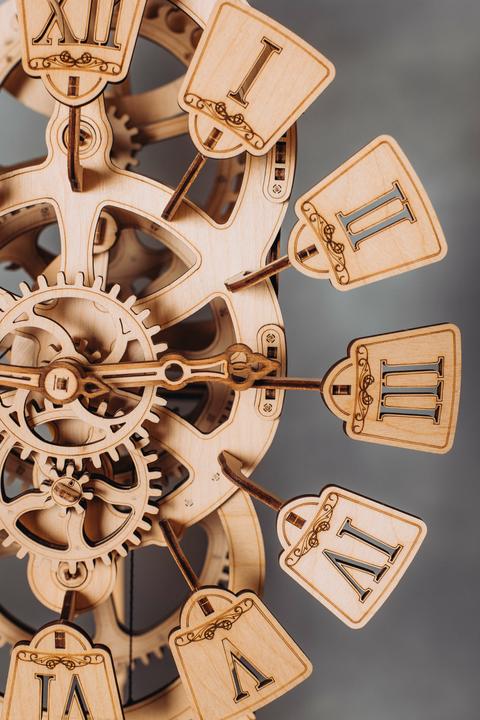 Actual product image Wood Trick Pendulum Clock - Wall Clock - 3D Wooden Kit