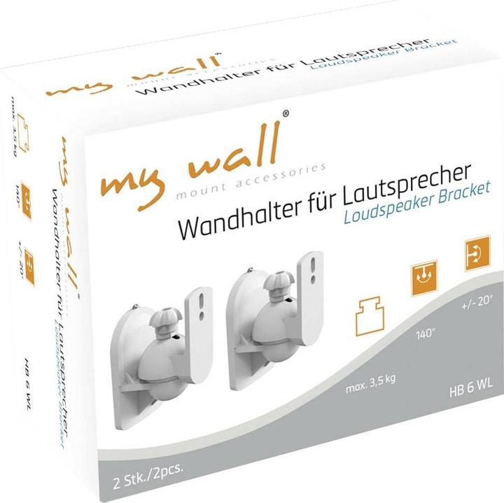 Image du produit myWall HB 6 WL (1 paire, Installation murale, Inclinable, Rotatif)