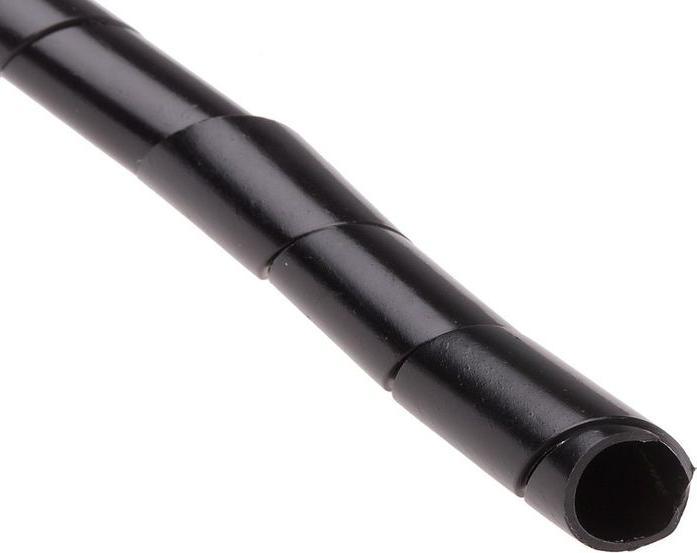 Actual product image RS PRO PE spiral wrap 12mm black 30.5m (Cable spiral hose, 3000 cm)