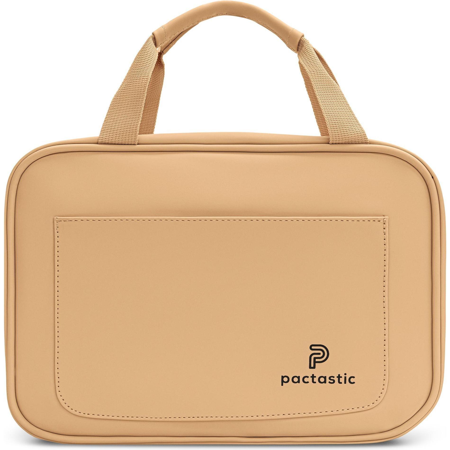 Pactastic, Necessaire, Urban Collection Kulturbeutel 30 cm, Beige, (4 l)