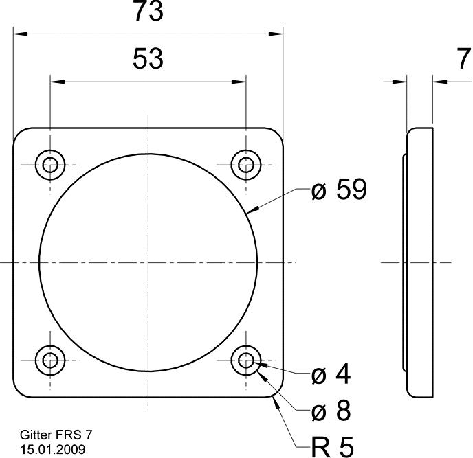 Produktbild Visaton Grille for FRS 7