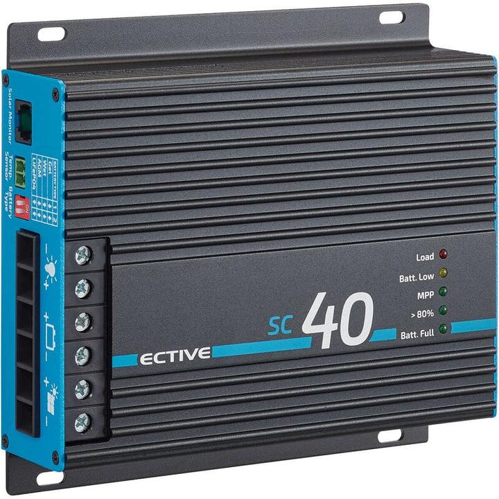 Image du produit Ective Régulateur de charge solaire MPPT SC40 480/960WP Régulateur solaire pour batteries 12V 24V