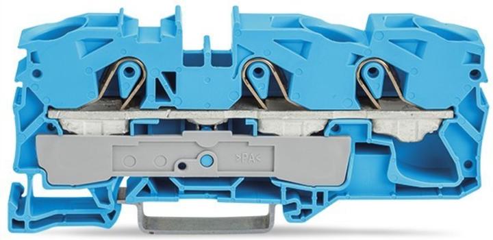 Produktbild Wago DIN-Schienen-Klemmleiste 3x16mm2 blau