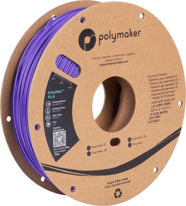 Produktbild Polymaker PA06009 PolyMAX Tough Filament hohe Steifigkeit, hohe Zugfestigkeit (PLA, 1.75 mm, 750 g)