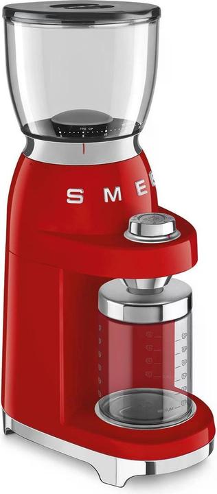 Actual product image Smeg CGF11RDEU 50's style, die-cast aluminium housing, lacquered, red