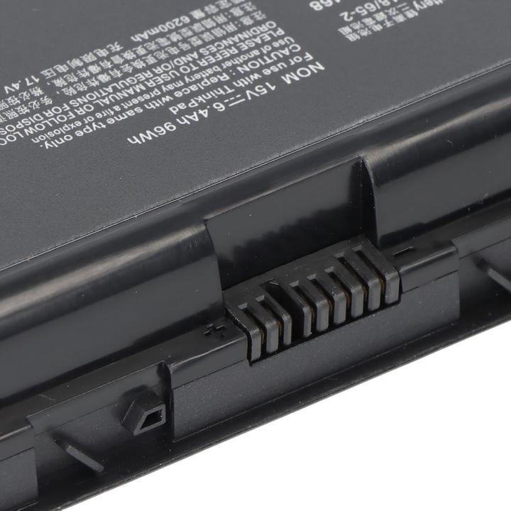 Produktbild AccuCell Akku passend für Lenovo Thinkpad P70, Li-ion, 15V, 6400mAh, 96Wh (4 Zellen, 6400 mAh)