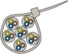 Actual product image Fischer 87479 Cable Tie Conductor Cable Tie Nylon (Plastic cable ties, 120 mm, 100 pcs.)