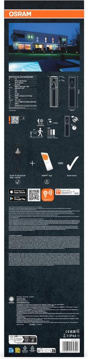 Produktbild Osram Smart+ Solar Alps Pathway Multicolor 70cm RGB + W (400 lm, IP44)