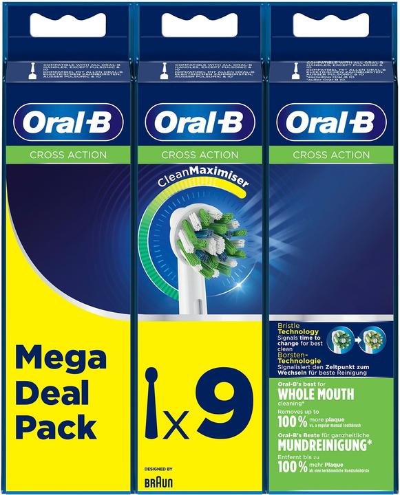 Image du produit Oral-B Cross Action CleanMaximiser (9 x)