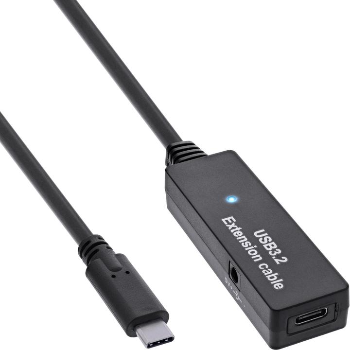 InLine USB 3.2 Gen.1 Actieve Uitbreiding (5 m, USB 3.2 Gen 1, 5000 W)