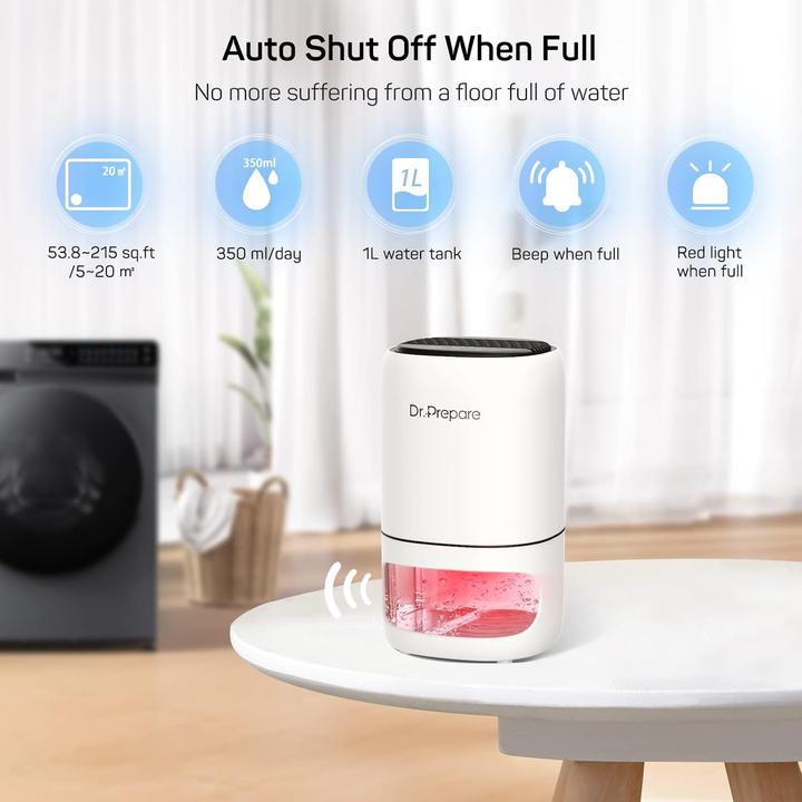 Produktbild Dr.Prepare Elektrischer Luftentfeuchter (25 m²)