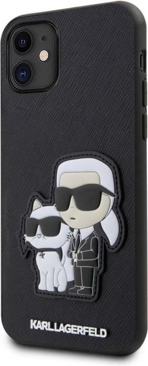 Produktbild Karl Lagerfeld KLHCN61SANKCPK iPhone 11 / Xr 6.1" hardcase czarny/black Saffiano Karl & Choupette (Apple iPhone 11)