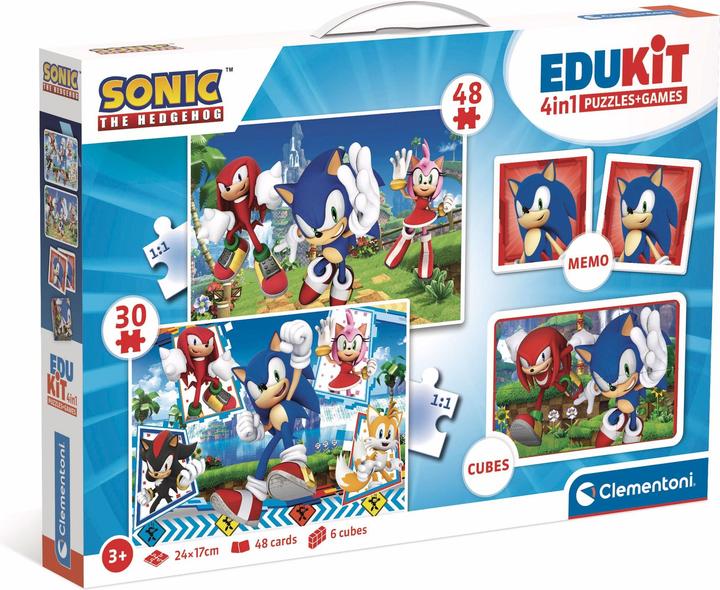 Immagine prodotto Clementoni Edukit 4 in 1 - Sonic (30 pezzi)