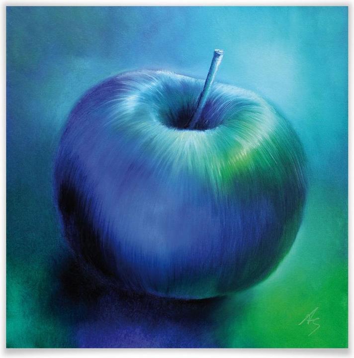 Produktbild Trenddeko Schmucker - Blauer Apfel (60 x 60 cm)