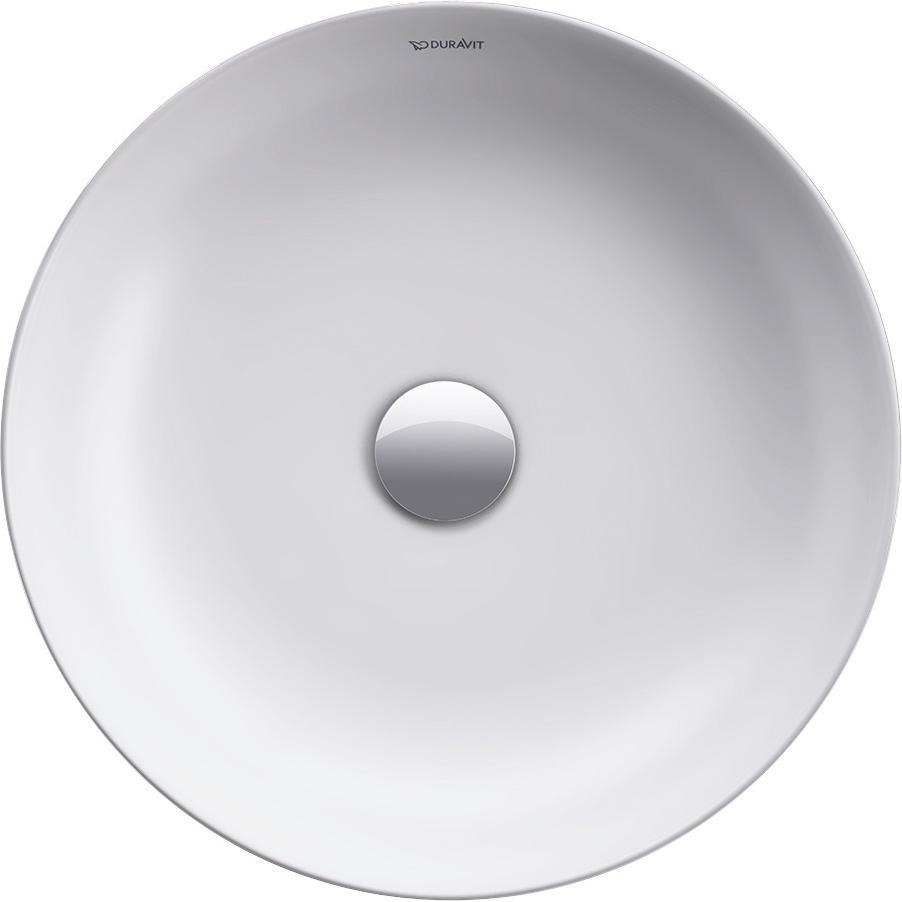 Duravit, Waschbecken, Aufsatzbecken CAPE COD o ÜL o HLB d= 430mm weiss seidenmatt (430 mm, 430 mm)