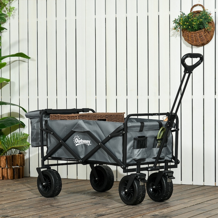 Immagine prodotto Outsunny Carrello a mano con borsa frigo