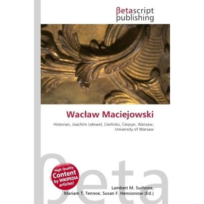 Wac aw Maciejowski, Fachbücher