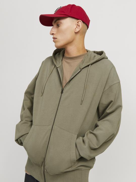 Actual product image Jack & Jones Jjecharge Faded Sweat Zip Hood Noos (XS)