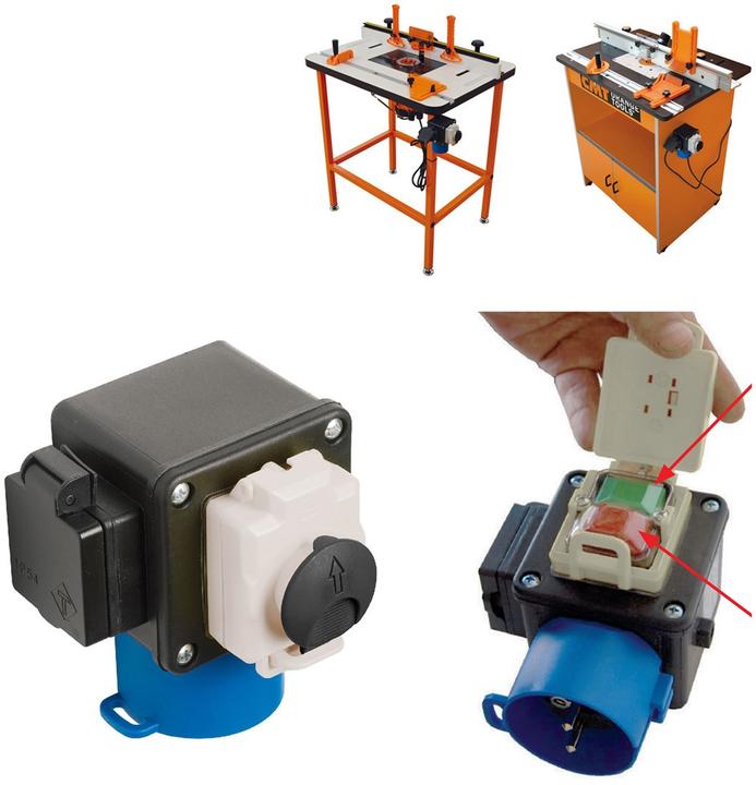 Produktbild CMT 999.100.11 Elektrischer Sicherheitsschalter für CMT-Frästisch