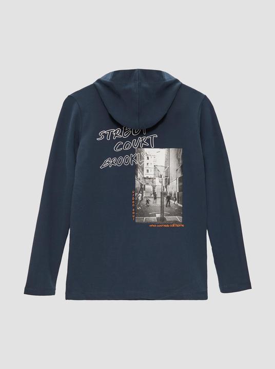 Produktbild s.Oliver T-Shirt Hoodie mit Rückenprint (M)