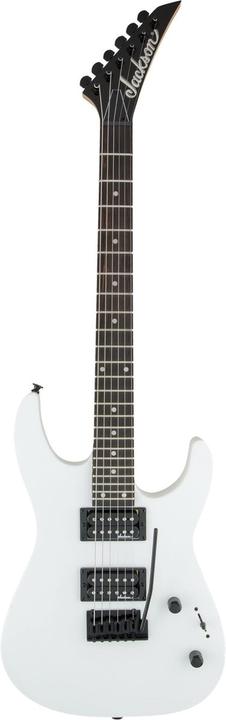 Actual product image JACKSON JS12 Dinky Electric Guitar, White (Electric guitar, Body: poplar wood, Neck: Maple)