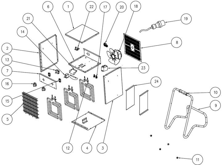 Immagine prodotto Rockair Elektroheizer EH 5 (5000 W)