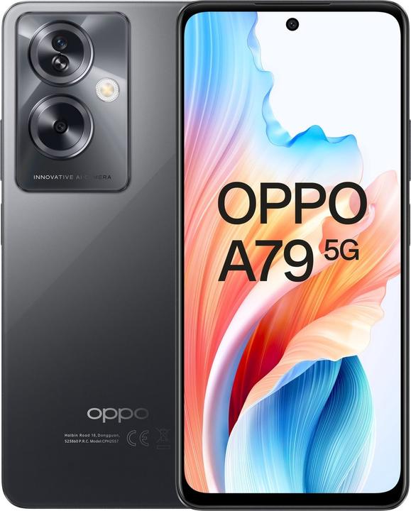 Actual product image OPPO A79 (128 GB, Mystery Black, 6.72", Dual SIM, 5G)