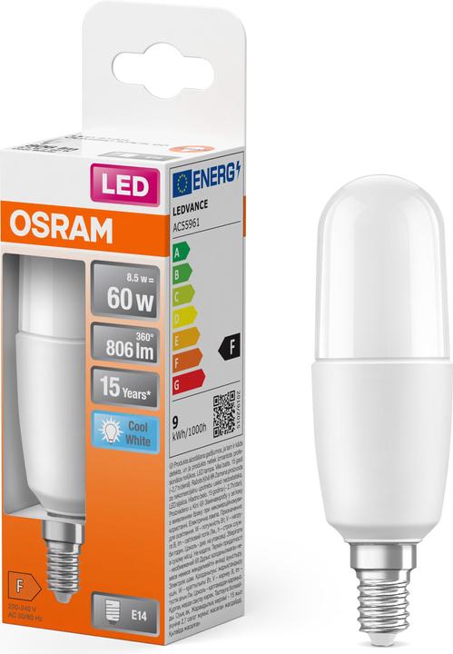 Actual product image Osram Star Stick (E14, 60 W, 806 lm, 1 x, F)