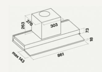 Actual product image Fors MOVE 90 W (Substructure hood)