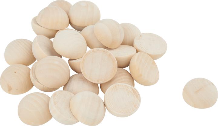 Produktbild VBS XXL Holz-Halbkugel "Ø 30 mm", 25 Stück