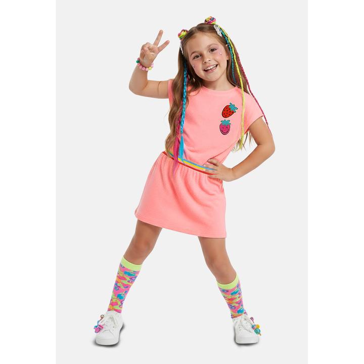 Image du produit Denokids Terry Cloth Pink Strawberries (134)