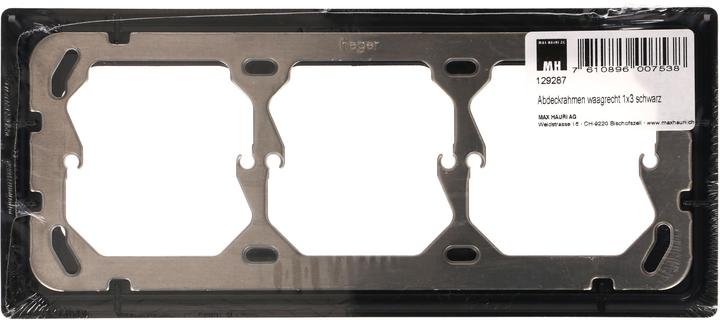 Actual product image Hager Kallysto Abdeckrahmen + Befestigungsplatte