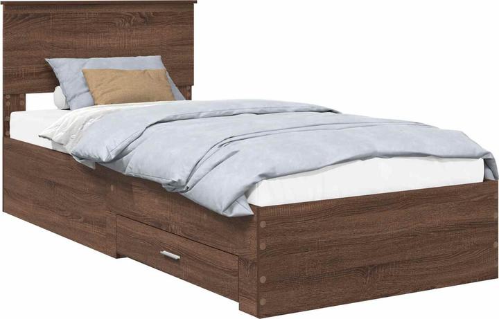 Actual product image vidaXL Modernes Bett (90 x 190 cm)