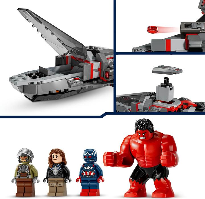 Produktbild LEGO Showdown zwischen Captain America und Red Hulk (76292, LEGO Marvel)